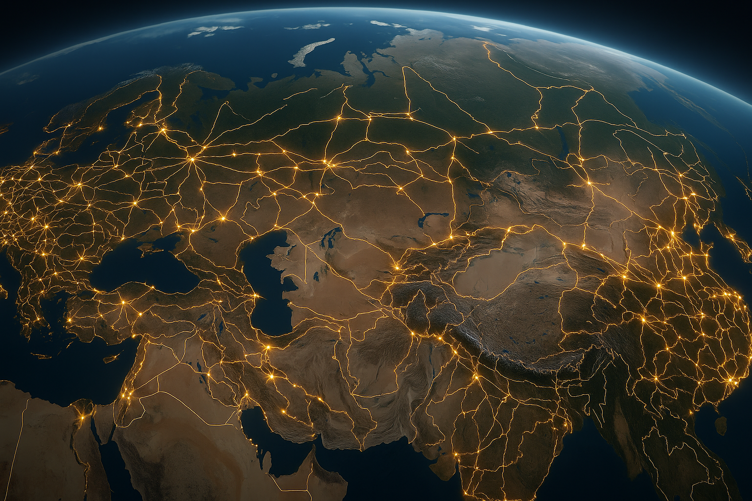 Rute utama kereta InstaFreight di berbagai wilayah