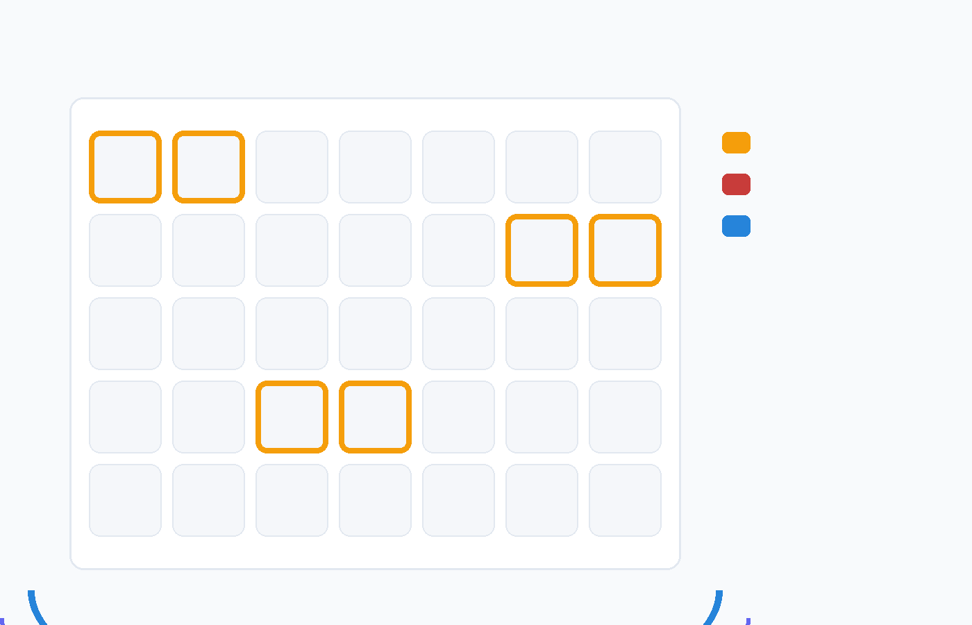 Surcharge calendar